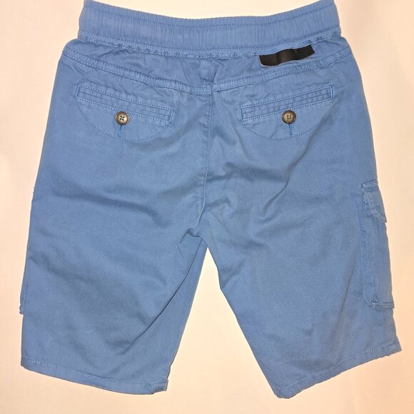 Stella McCartney Kids Blue Cotton Cargo Shorts - Picture 2 of 5